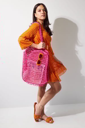 Tote bag crochet Beige Paper h5 Picture3